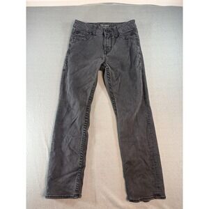 Salvage Mayhem Jeans Mens 30x32 Charcoal Wash Gray Bootcut Stretch Denim